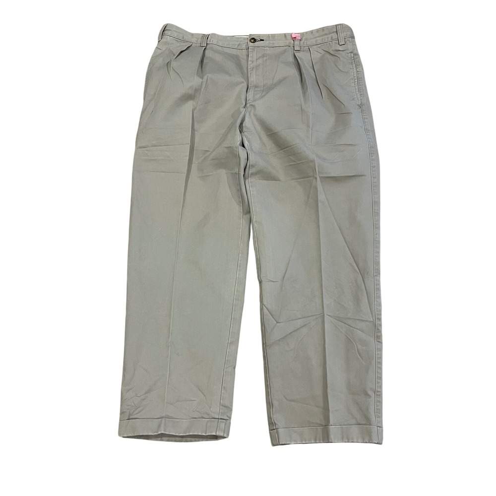 Polo Ralph Lauren Andrew Pant Mens 40 Khaki‎ Tan Double Pleated Cuffed Chinos